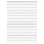 vidaXL Store zèbre blanc 165x200 cm largeur du tissu 160 9cm polyester