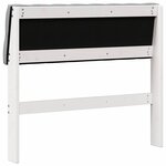 vidaXL Tête de lit capitonnée Gris clair 90 cm Pin massif