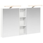 vidaXL Ensemble de Meubles de Salle de Bain 3 Pièces 100 x 10 5 x 60 5 cm