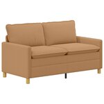 vidaXL Canapé Beige 156 x 81 x 87 5 cm Tissu