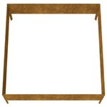 vidaXL Lit surélevé de jardin 100x100x41 cm acier corten