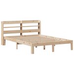vidaXL Cadre de lit avec tête de lit sans matelas 150x200 cm