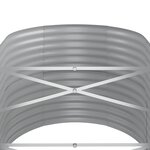 vidaXL Lit surélevé de jardin Acier galvanisé Anthracite