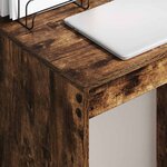 vidaXL Bureau Chêne fumé 60 x 40 x 76 cm