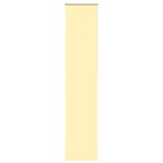 vidaXL Store enrouleur occultant jaune largeur du tissu 40 7 cm