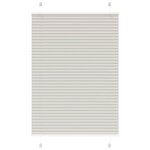 vidaXL Store plissé gris clair 90x150 cm largeur du tissu 89 4 cm