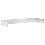vidaXL Escalier en caillebotis 60x24x7 cm acier galvanisé