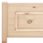 vidaXL Cadre de lit Bois de pin massif 120x200 cm