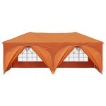 vidaXL Tente de fête pop-up 575 x 288 x 245 cm Orange Tissu Oxford