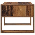 vidaXL Table basse Bois ancien 66 x 53 x 45 cm Bois d'ingénierie