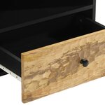 vidaXL Meuble TV 80x33x46 cm bois massif de manguier