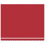 vidaXL Auvent Rétractable Rouge 400 ×300 cm Tissu et Métal