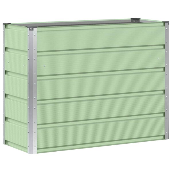 vidaXL Jardinière Vert 100 x 40 x 75 cm Acier