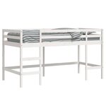 vidaXL Lit mezzanine d'enfants sans matelas avec échelle 90x200 cm