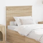 vidaXL Tête de lit Chêne Sonoma 75 cm Bois d'ingénierie