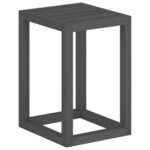 vidaXL Ensemble de supports pour plantes 3 Pièces Gris Bois de pin massif