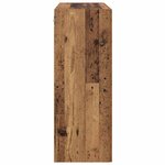 vidaXL Armoires Murailles 2 Pièces Bois ancien 69 5 x 34 x 90 cm