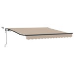 vidaXL Tissu de auvent Beige 350 x 250 cm Polyester