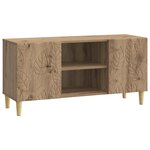 vidaXL Meuble TV 102 x 34 5 x 50 cm Chêne artisanal Bois d'ingénierie