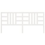 vidaXL Tête de lit Blanc 206x4x100 cm Bois massif de pin