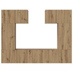 vidaXL Ensemble meuble TV 6 Pièces chêne artisanal 80 x 30 x 30 cm