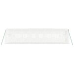 vidaXL Serre avec cadre en acier blanc 16 m² 8x2x2 m