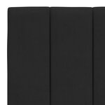 vidaXL Cadre de lit sans matelas noir 140x200 cm velours