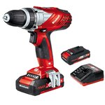 Perceuse sans fil einhell  te-cd 18 li avec 2 batteries rechargeables