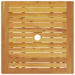 Ensemble de bistro pliant 3 pièces en bois d'acacia massif