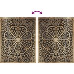 vidaXL Ensemble de meubles de salle de bain 4 Pièces bois manguier massif