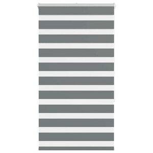 vidaXL Store zèbre gris foncé largeur du tissu 80 9 cm polyester