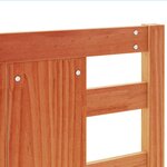 vidaXL Tête de lit cire marron 135 cm bois massif de pin