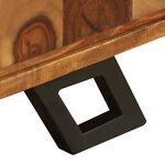 vidaXL Meuble TV Bois massif 120x30x40 cm