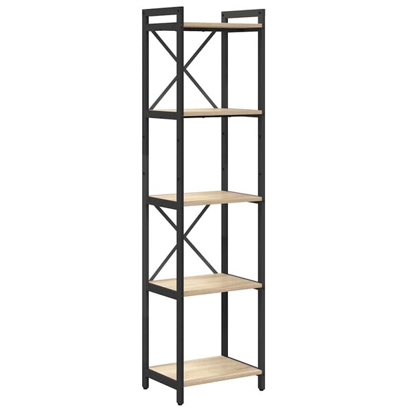 vidaXL Bibliothèque Chêne sonoma 40 x 30 x 153 cm Bois d'ingénierie