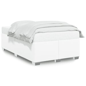vidaXL Cadre de lit sans matelas blanc 120x200 cm similicuir