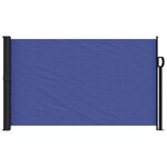 vidaXL Auvent latéral rétractable bleu 120x600 cm