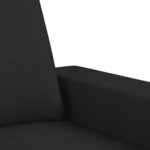 vidaXL Fauteuil Noir 60 cm Tissu