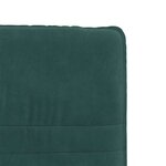 vidaXL Chaises à manger lot de 6 vert foncé velours