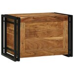 vidaXL Boîte de rangement 60x40x41 cm Bois d'acacia massif