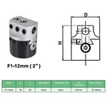 vidaXL Jeu d'outils d'alésage 15 Pièces 50 mm Tête d'alésage MT3-F1-12
