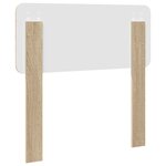 vidaXL Tête de lit Chêne Sonoma 100 cm Bois d'ingénierie