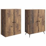 vidaXL Ensemble de Meubles 2 Pièces Bois ancien Bois d'ingénierie