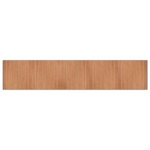 vidaXL Tapis rectangulaire naturel 100x1000 cm bambou