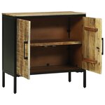 vidaXL buffet 70x35x70 cm Bois massif brut de mangue