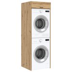 vidaXL Armoire pour machine à laver Chêne artisanal 67 5 x 68 x 200 cm