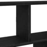 vidaXL Étagère cube murale 12 compartiments noir bois d'ingénierie