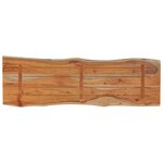 vidaXL Dessus de table 110x40x2 5 cm rectangulaire bois massif acacia