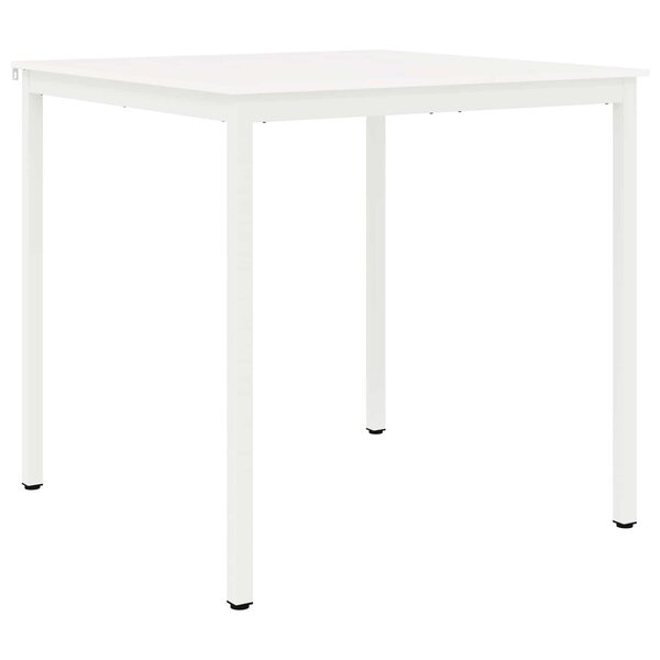 vidaXL Table de bar Blanc 110 x 55 x 105 cm Bois de pin massif