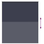 vidaXL Store enrouleur occultant largeur du tissu 126 6 cm polyester