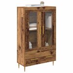 vidaXL Haut Armoire avec tiroir Bois Ancien 69 5 x 31 x 115 cm